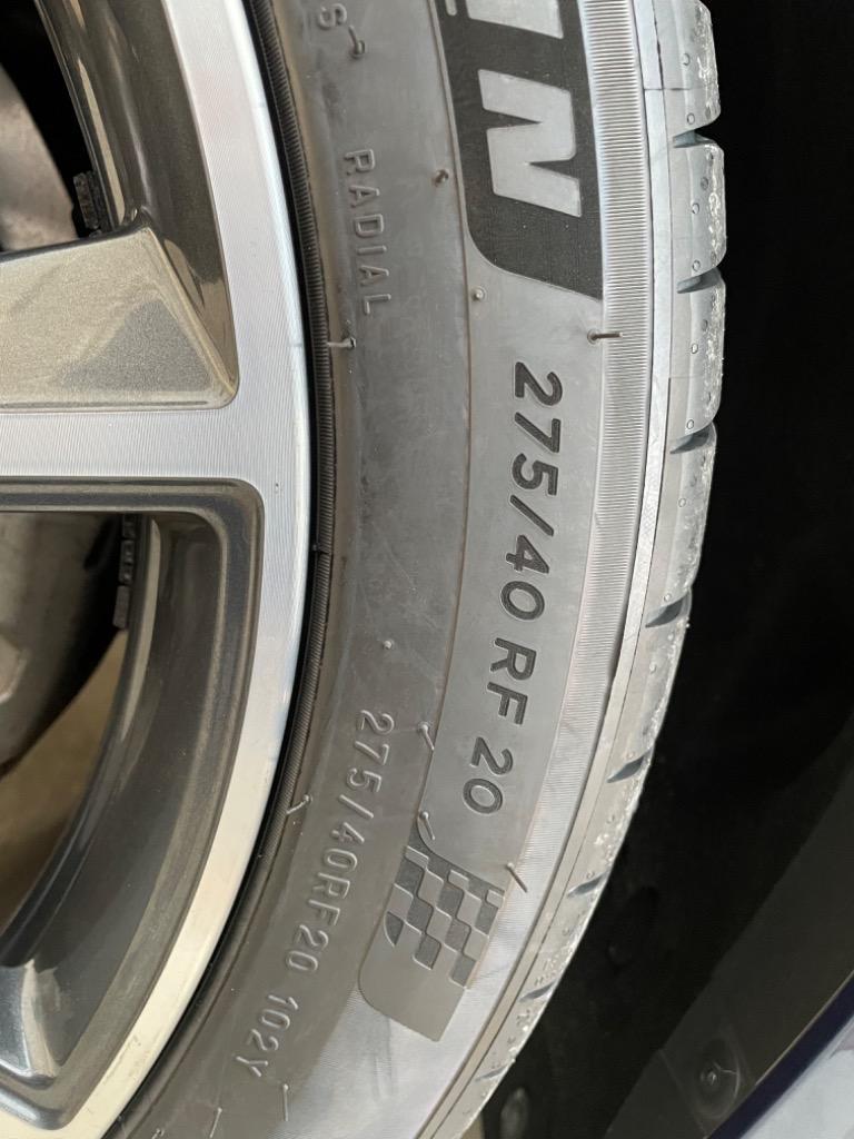 送料込み　MICHELIN 275/40R20 ランフラット　ミシュラン 楽天市場】【8/30(土)ポイント最大24倍以上！】正規品 4本セット