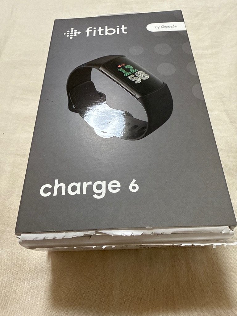 Google Fitbit Charge 6 活動量計 トラッカー Obsidian Black