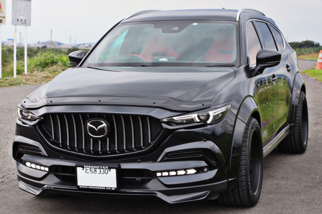 フロントグリル マツダCX-5 KF系 ブラックシグネチャーウイング
