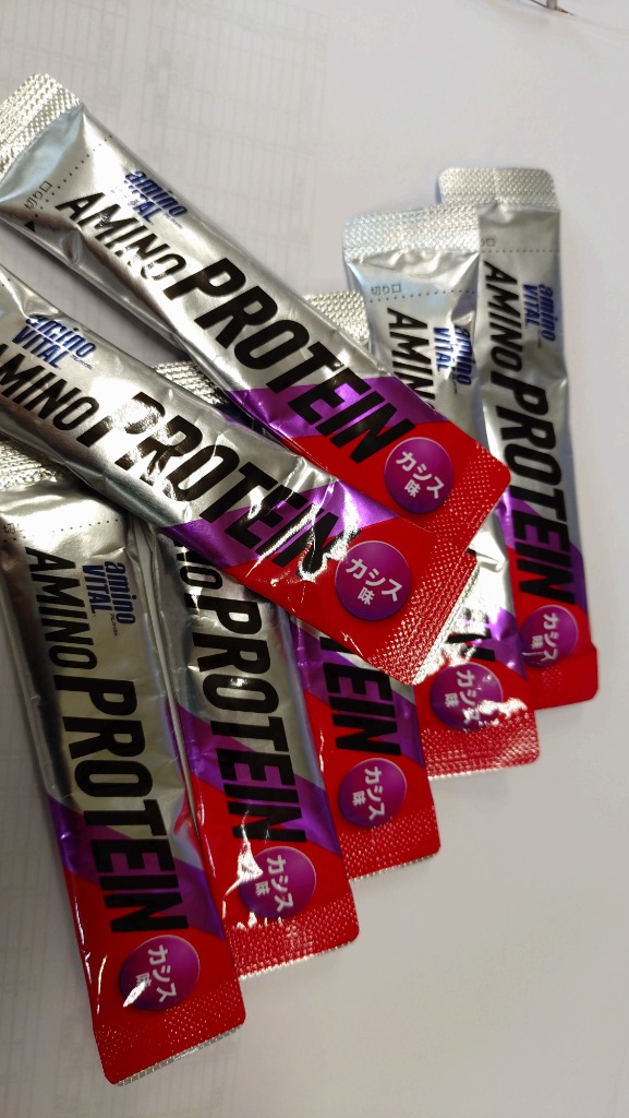 アミノバイタル アミノプロテイン カシス味 60本 外箱から出して発送