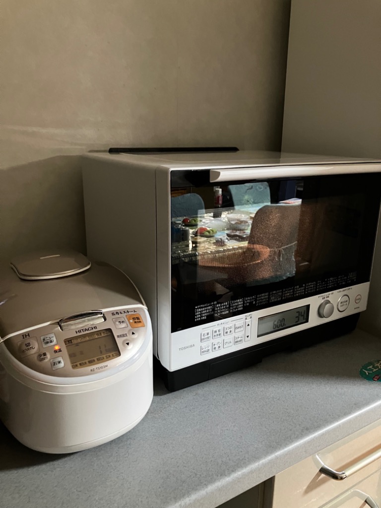 TOSHIBA 東芝 過熱水蒸気オーブンレンジ 石窯ドーム ER-WD100-W