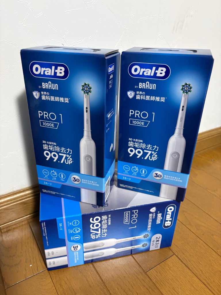 PRO（オーラルB） BRAUN ブラウン 電動歯ブラシ 歯垢除去 オーラルB