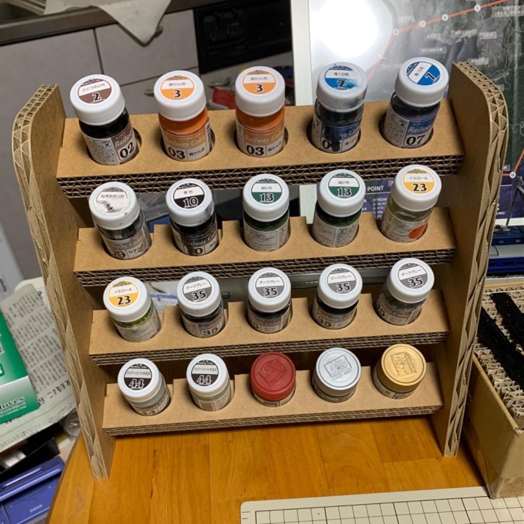 塗料ラック Sサイズ 強化段ボール製 : TOHMEI - 通販 - Yahoo!ショッピング