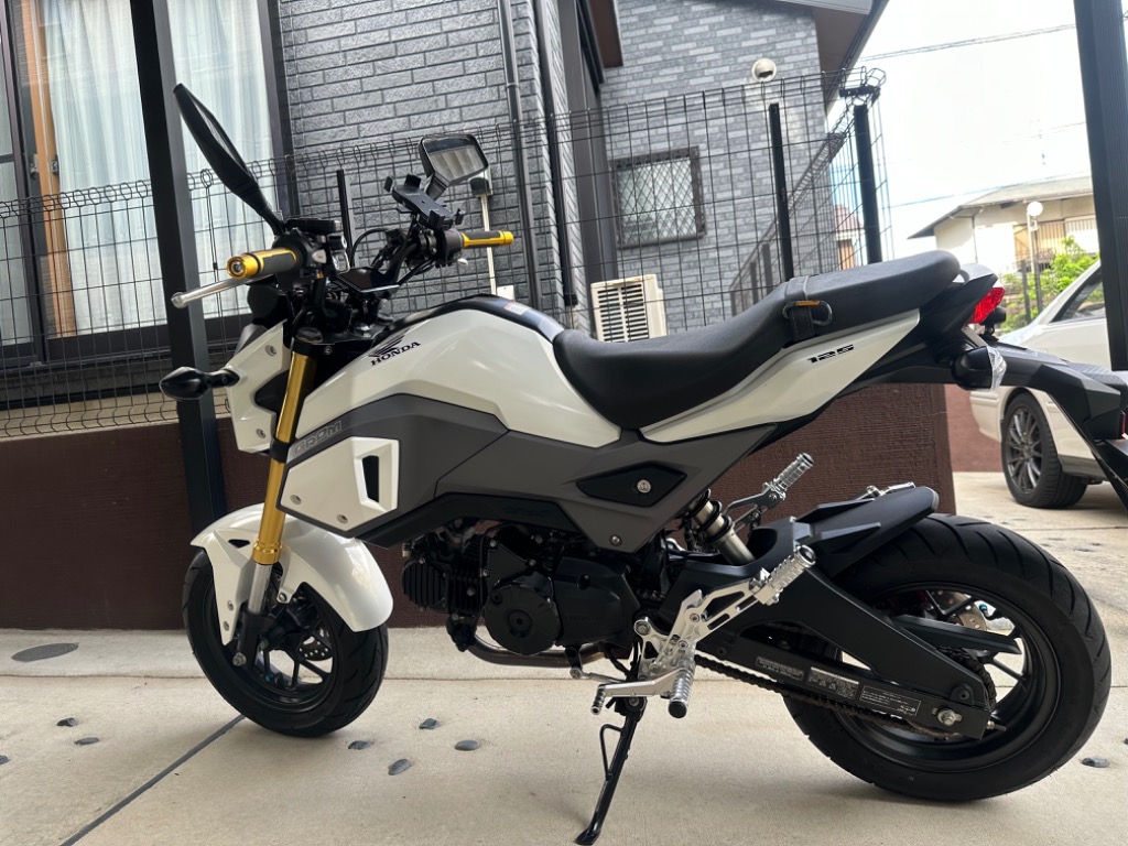 送料無料 ホンダ グロム MSX 125 バックステップ 2012-2015 マフラー シート カウル | SUKIRACINGバックステップ グロムGROM JC61前期 適合車種