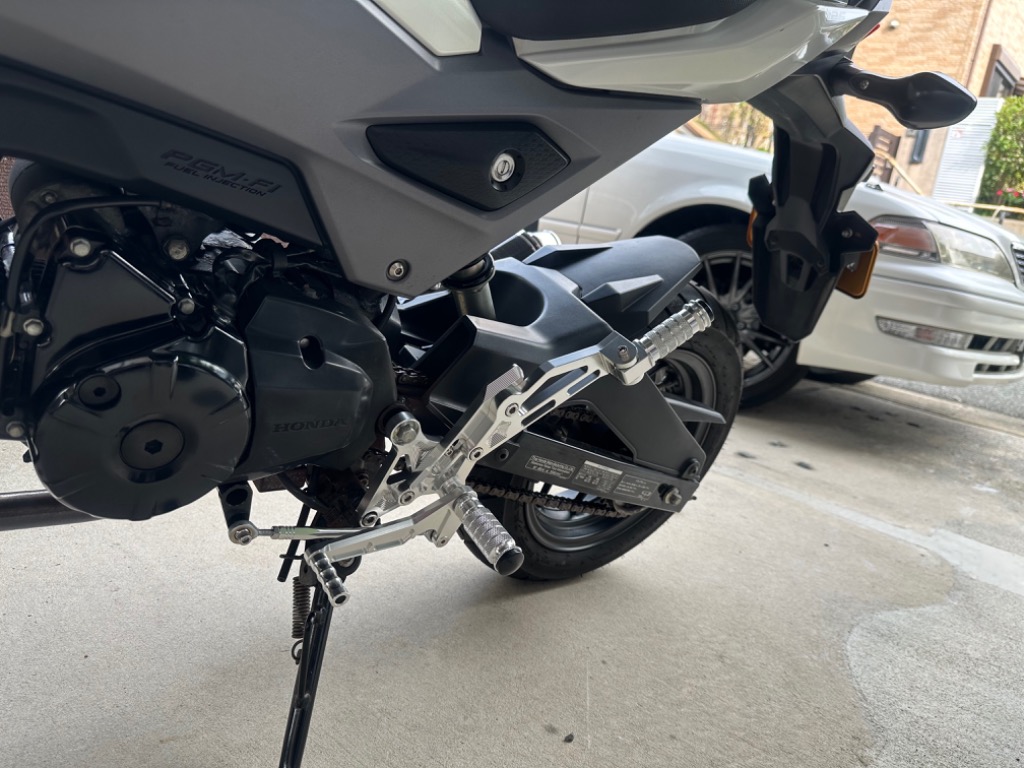 送料無料 ホンダ グロム MSX 125 バックステップ 2012-2015 マフラー シート カウル | SUKIRACINGバックステップ グロムGROM JC61前期 適合車種