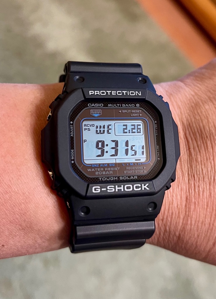 G-SHOCK 電波ソーラー LEDバックライト GW-M5610U-1CJFの