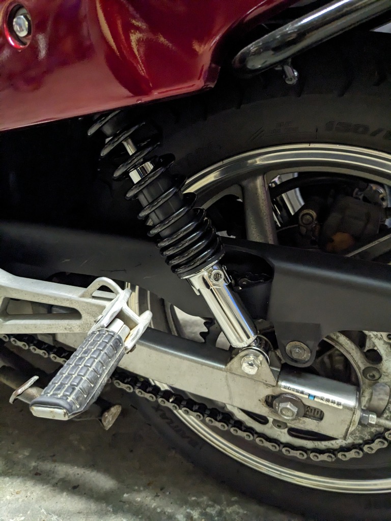 ホンダ ボルティー CB400SS SR400 エリミネーター250 リアサス