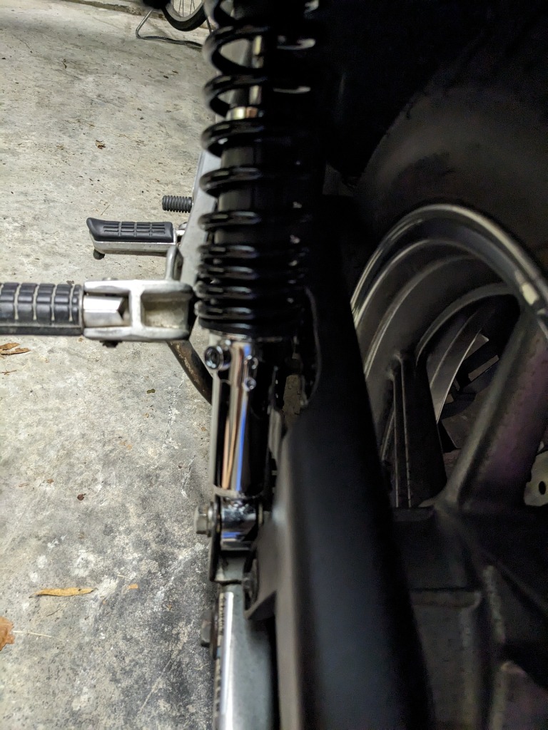 ボルティー CB400SS SR400 エリミネーター250 リアサス リア