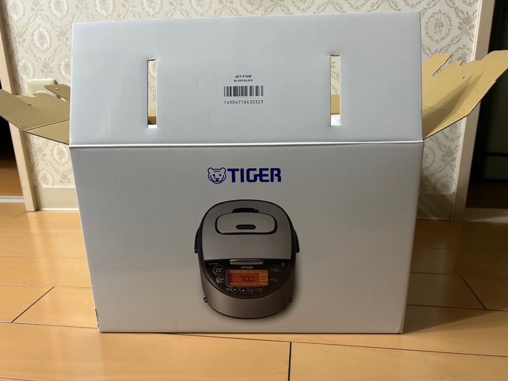 海外用TIGER JKT-F10W 炊飯器 1.0L シルバー・ブラック 日本製
