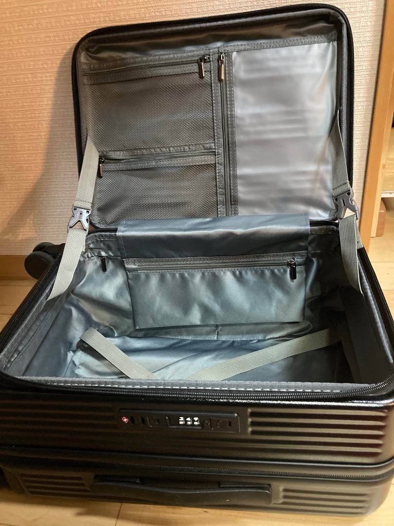 スーツケース 片開き 多機能 キャリーケース 軽量 機内持ち込み S/M/L