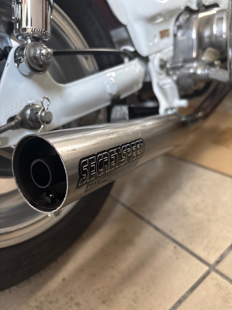 ホンダ シャリー Dokan(どかん) 用マフラー 50φ 耐熱クリア