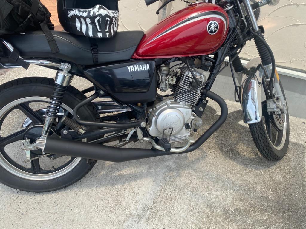 ヤマハ YB125SP エキゾーストマフラー QUIET 耐熱ブラック ORM製