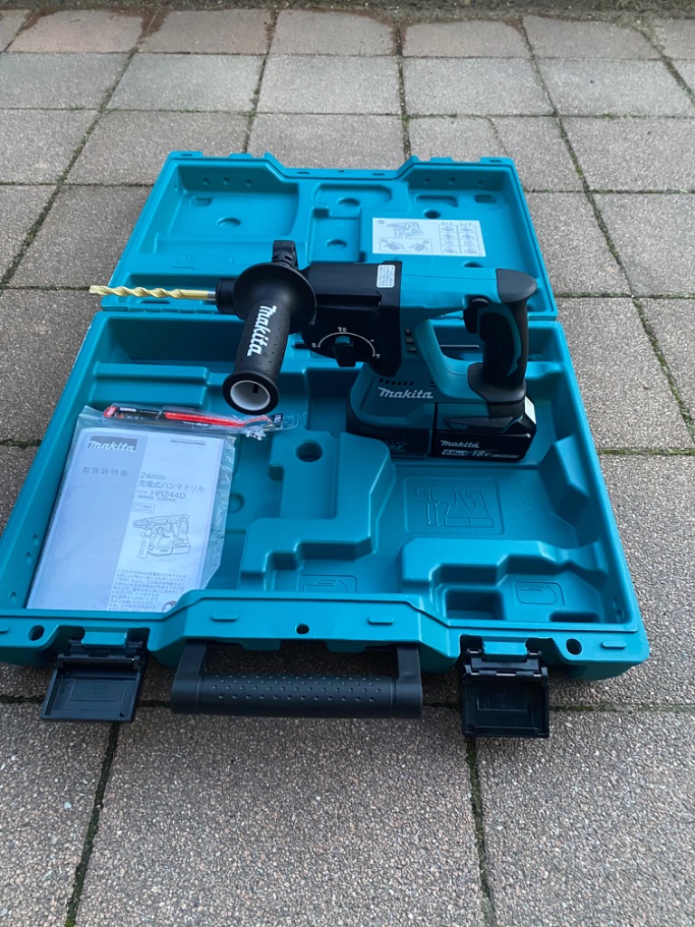 マキタ（makita） 18V 24mm 充電式ハンマドリル HR244DZK(青・本体+
