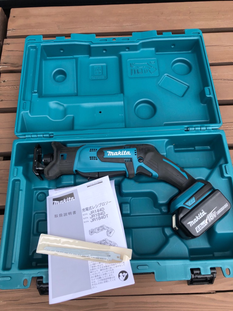 Makita - マキタ  makita レシプロソー JR184D ケース付 マキタ JR184DZT + ケース （ワンタッチブレード交換） 18V 充電