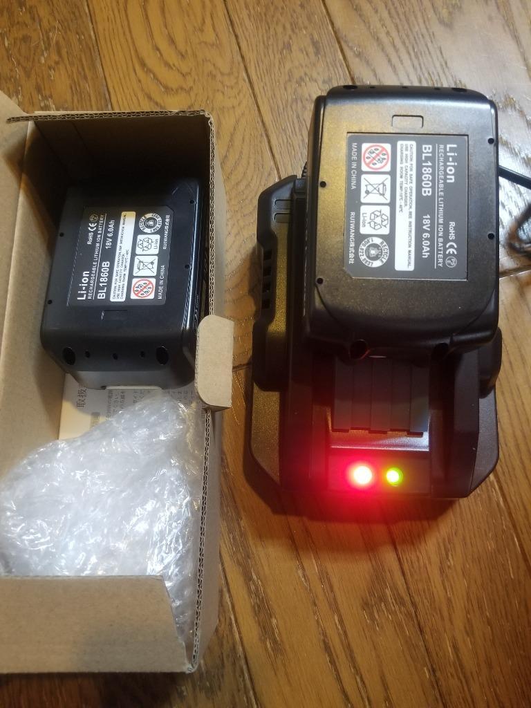 マキタ バッテリー 互換性 18V 6000mAh BL1860B 2個セット 保証付き makita 工具 DC18RC DC18RD DC18RF  BL1820 BL1830B BL1850B TD171 TD172 対応 おすすめ :makita1860blwh2:Topa Tokyo - 通販  - Yahoo!ショッピング