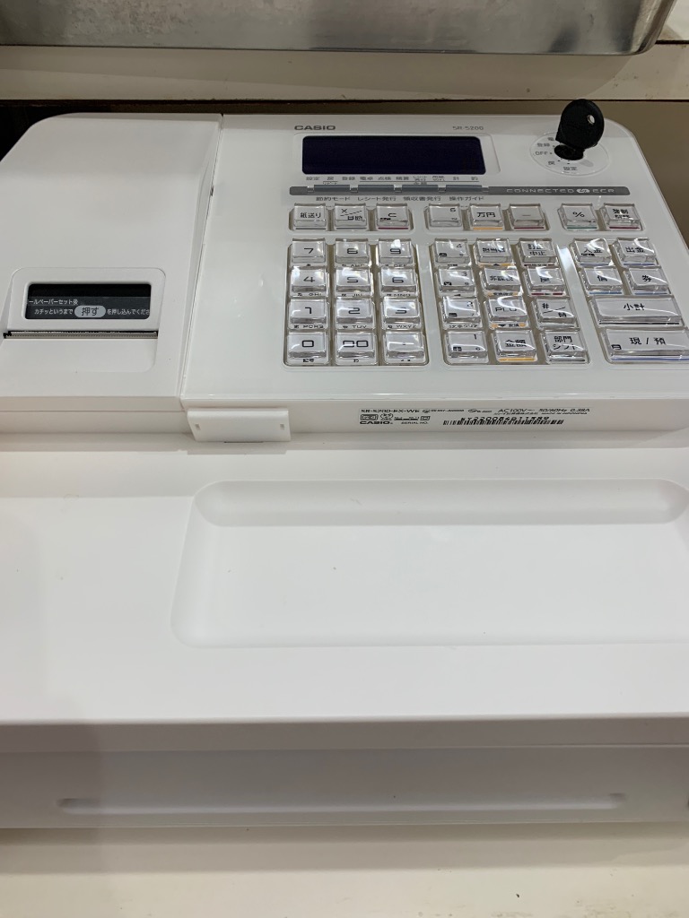 カシオ電子レジスター（SR-G3-EX）レジロール込 SR-G3-EX | Bluetoothレジスター | 電子レジスター | CASIO