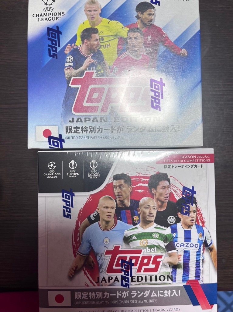2023 & 22 Topps UEFA Japan Edition Set ジャパン・エディション 