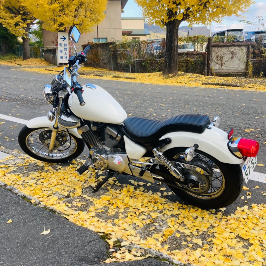 ビラーゴ125 ビラーゴ250 リアサスペンション メッキ ショート