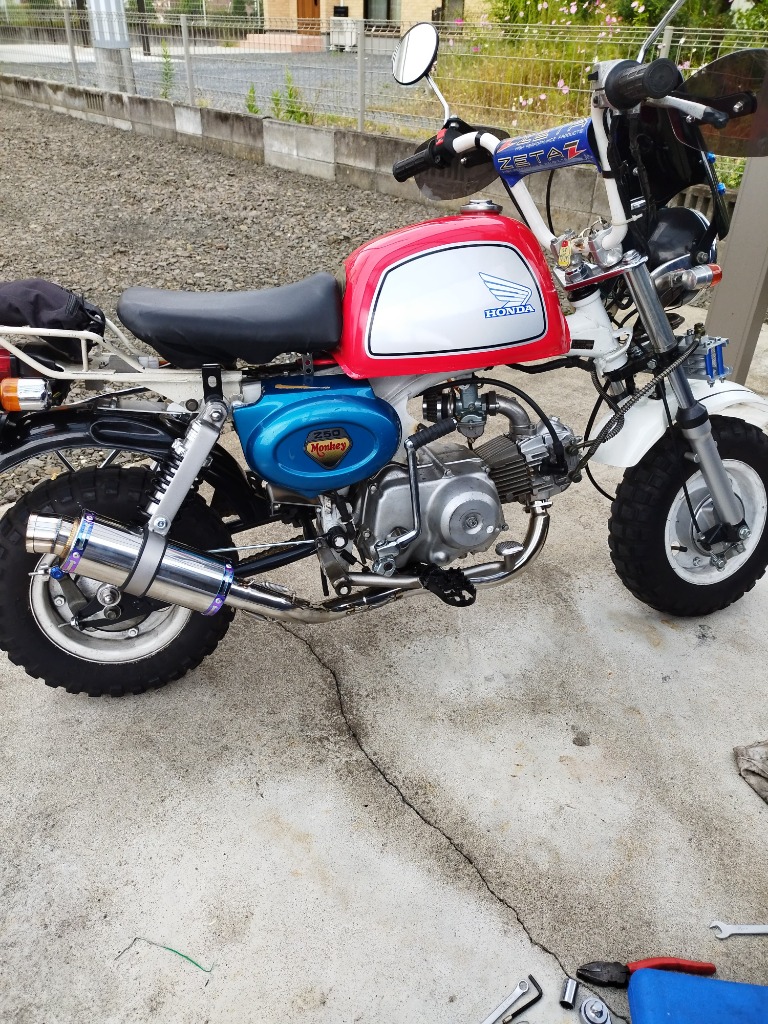 ホンダ モンキー ゴリラ マフラー ストレート オールステンレス
