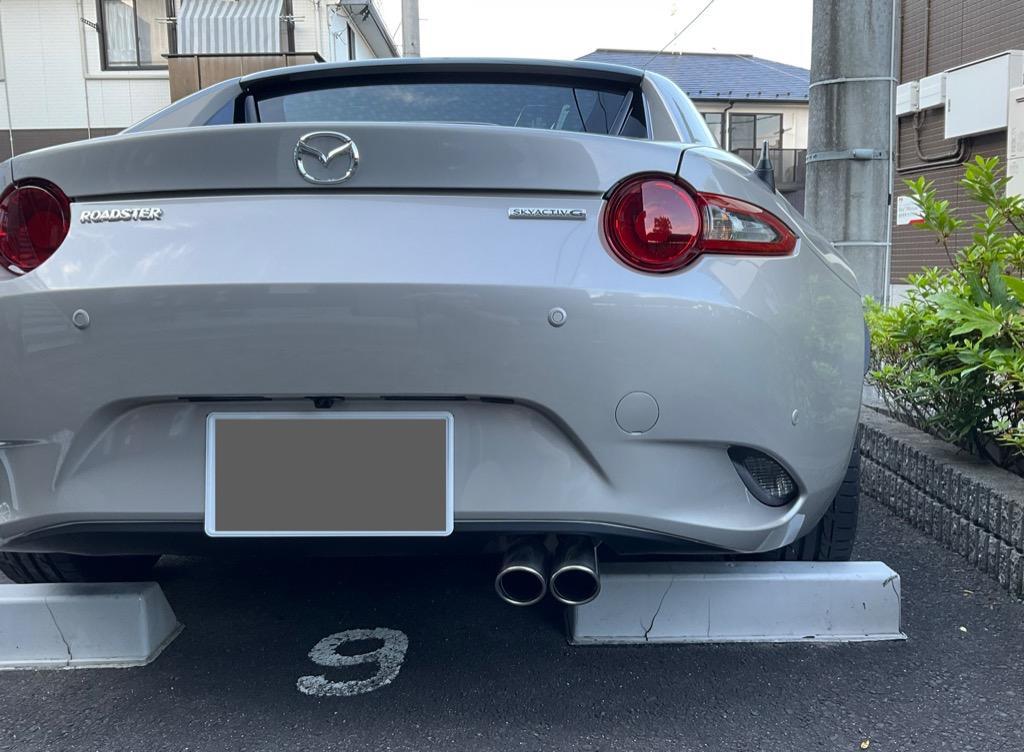 マツダ ロードスター ND5RC マフラーカッター ステンレス 鏡面仕上げ