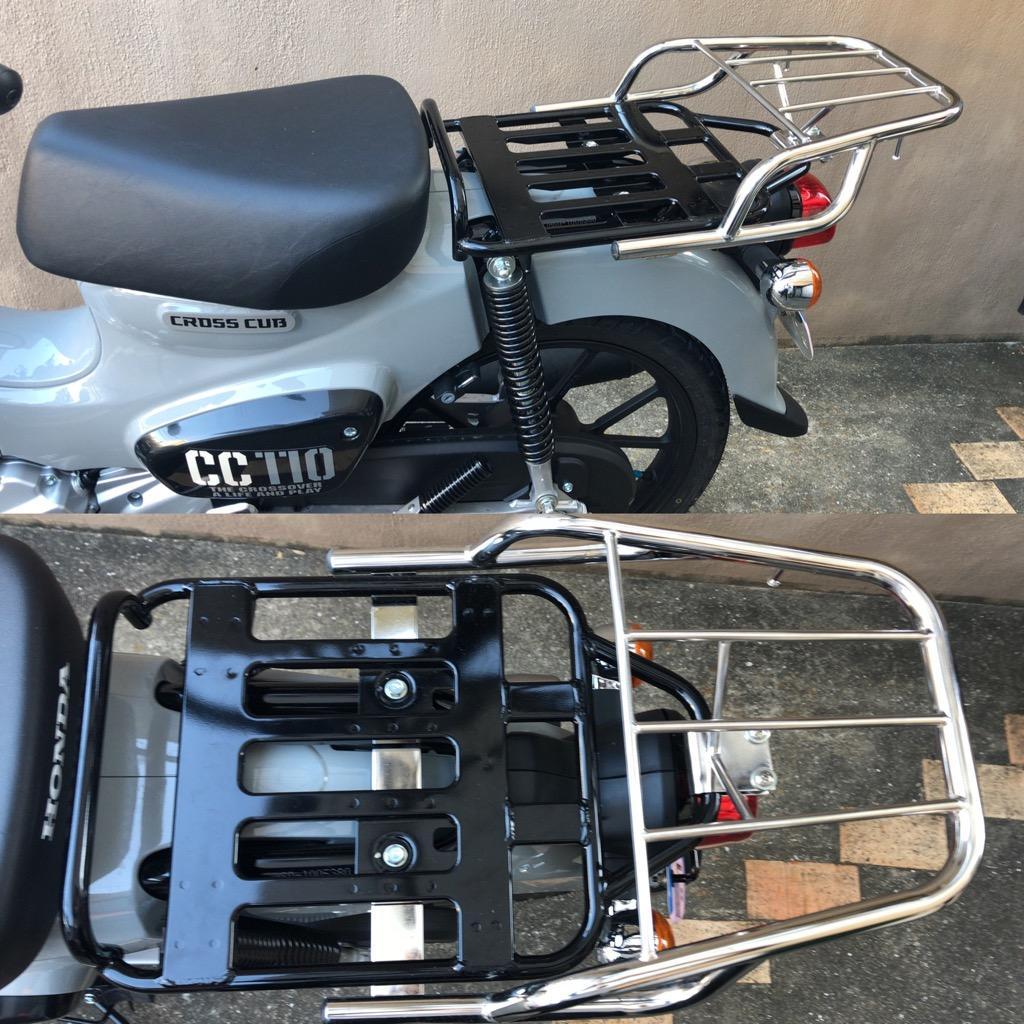 ホンダ スーパーカブ 50 110 クロスカブ 50 110 リアキャリア トップ 