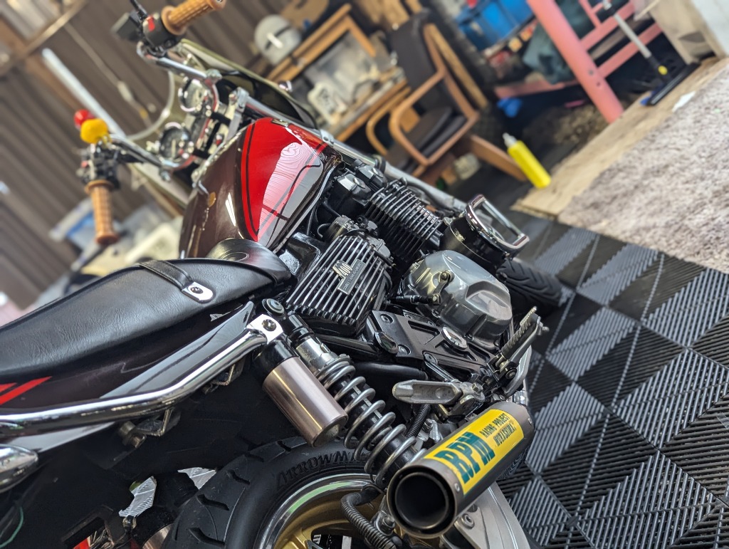 ゼファー400 ゼファーΧ アルフィンカバー Z2仕様 Z2 サイド