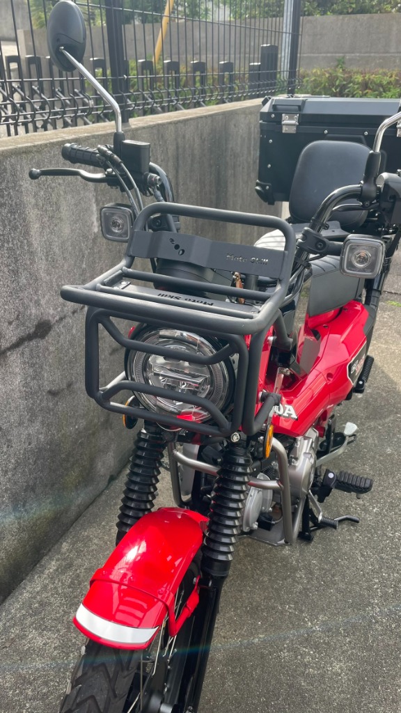 ハンターカブ CT125用 ヘッドライトガード＆フロントキャリアキット 楽天市場】ホンダ ハンターカブ CT125用ヘッドライトガード