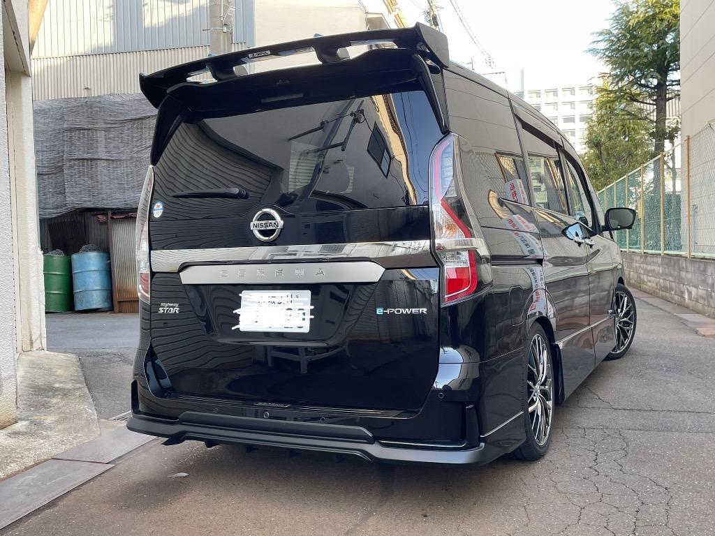 日産 C27 セレナ リア ウイング サイド スポイラー 日産【C27系セレナ [ハイウェイスター]】SilkBlaze リア