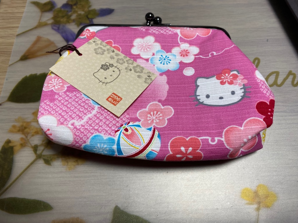 送料無料 ハローキティ 公式グッズ サイフ がま口 小銭入れ レディース