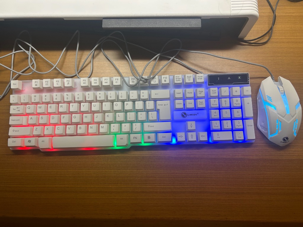 ゲーミングキーボード マウス セット windows pc LIMEME GTX300 英語