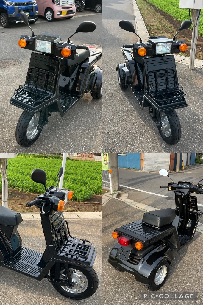 ジャイロX TD02 外装 インナーセット カウル11点セット 艶あり 黒