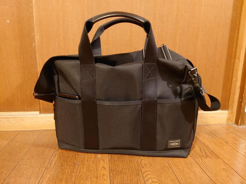 PORTER STAGE ビジネスバッグ　3way A4サイズ可　2層式　黒 PORTER 2室 3WAY ステージ ビジネスバッグ リュック A4 黒