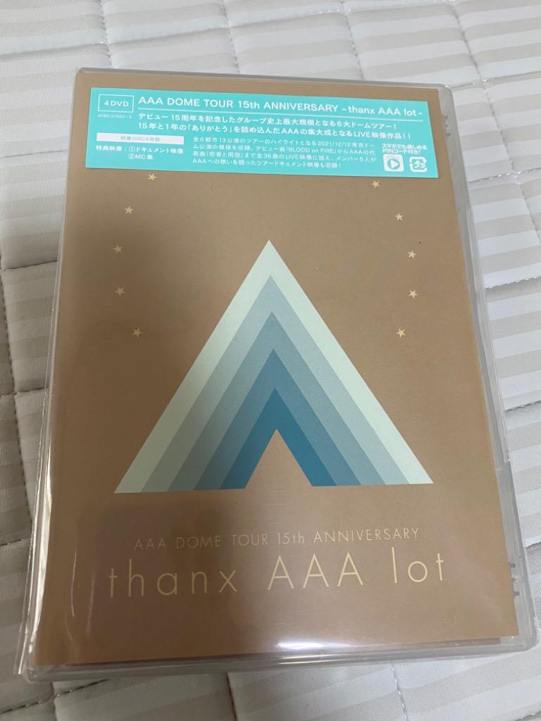 邦楽 AAA DOME TOUR 15th ANNIVERSARY 4DVD AAA DOME TOUR 15th ANNIVERSARY -thanx AAA lot- (4 DVD set