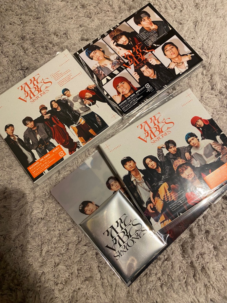 SixTONES THE VIBES ［CD+Blu-ray Disc］＜初回盤B＞ CD : 6227384 