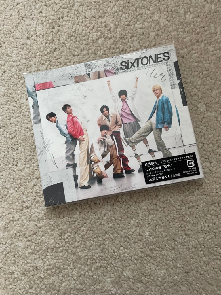 SixTONES 音色 ［CD+DVD］＜初回盤B＞ 12cmCD Single