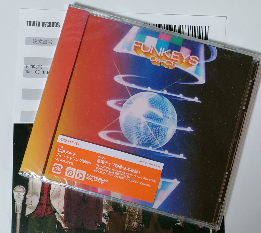 邦楽 Da-iCE FUNKEYS CD + DVD Da-iCE FUNKEYS ［CD+DVD］ 12cmCD Single : タワーレコード