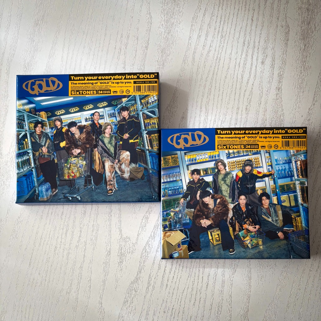SixTONES GOLD ［CD+Blu-ray Disc］＜初回盤A＞ CD