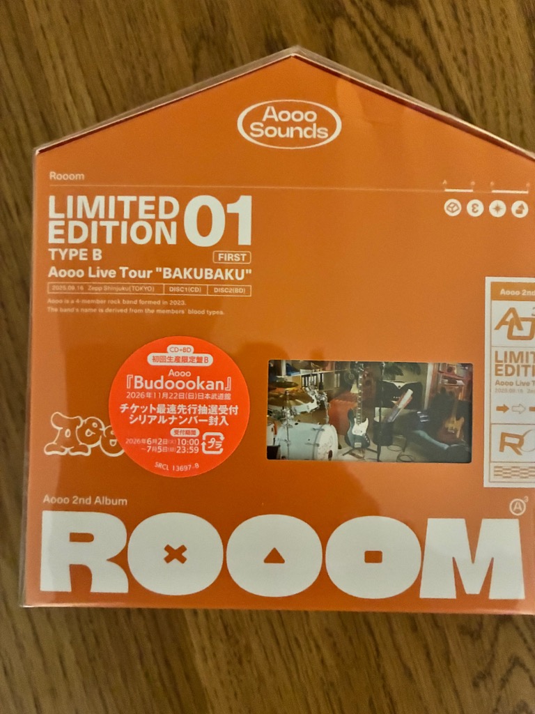 Aooo Rooom ［CD+Blu-ray Disc］＜初回生産限定盤B＞ CD