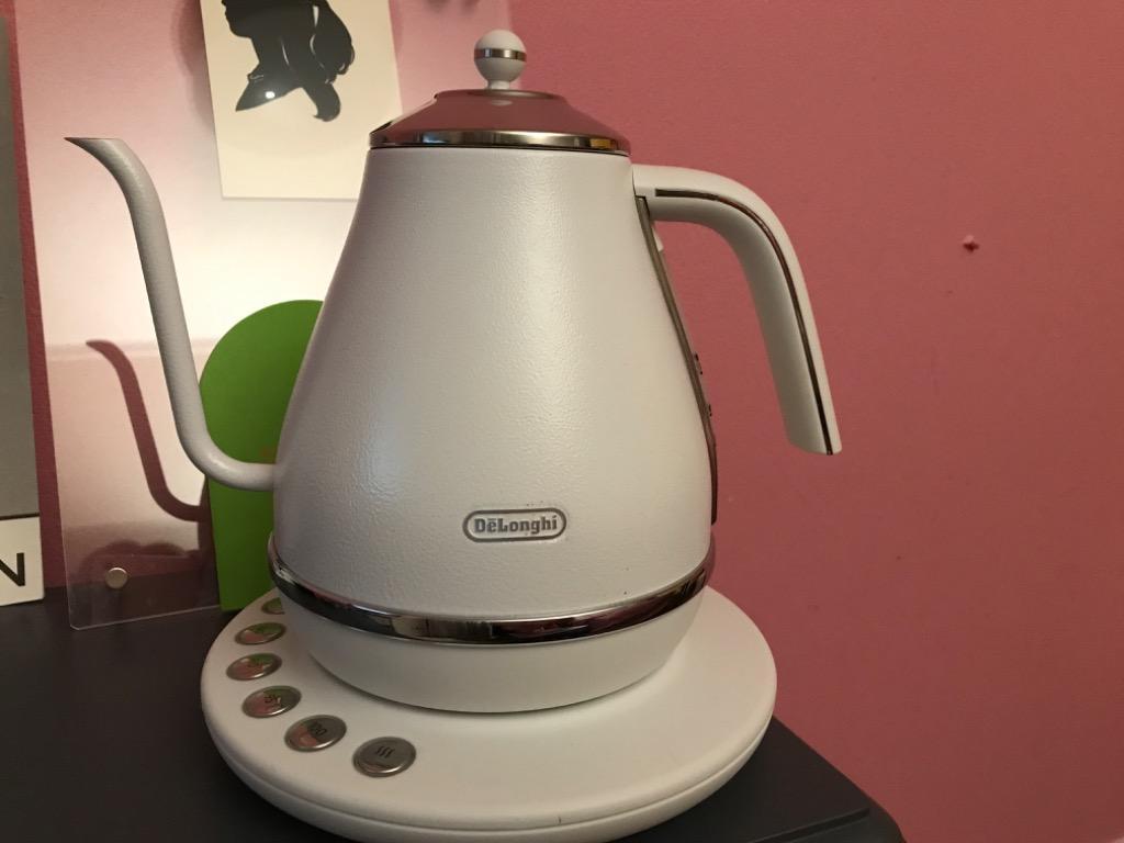 デロンギ(DeLonghi) 温度設定機能付き電気カフェケトル 電気ケトル(コードレス) アイコナ icona 1.0L ピースフルホワイト  KBOE1230J-W :y-kboe1230j-w:タウンモール TownMall - 通販 - Yahoo!ショッピング