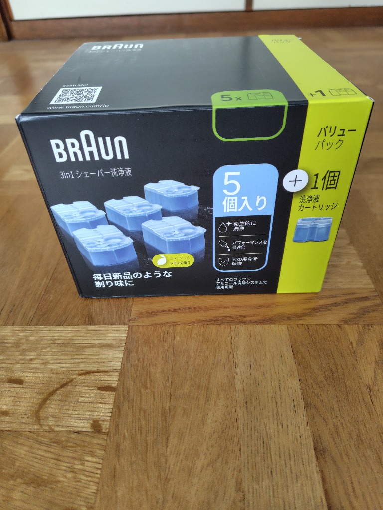BRAUN CCR5CR ブラウン 洗浄液 6個入り CCR5CR+1の増量パック BRAUN CCR5CR ブラウン 洗浄液 6個入り CCR5CR+1の増量パック