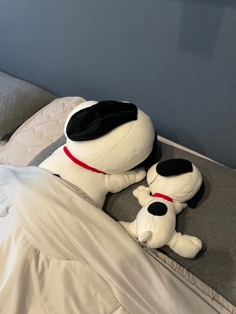 [超特大]ピーナッツ すやすやフレンド おうちでリラックス スヌーピー 2023年8月発売 すやすやフレンドスヌーピー特大サイズ