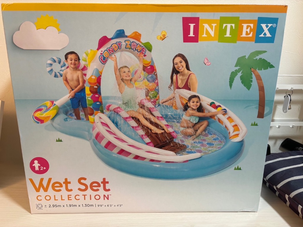 INTEX　キャンディーゾーン　プール　新品未使用 プール キャンデイゾーンプレイセンター 295×191×高さ130cm