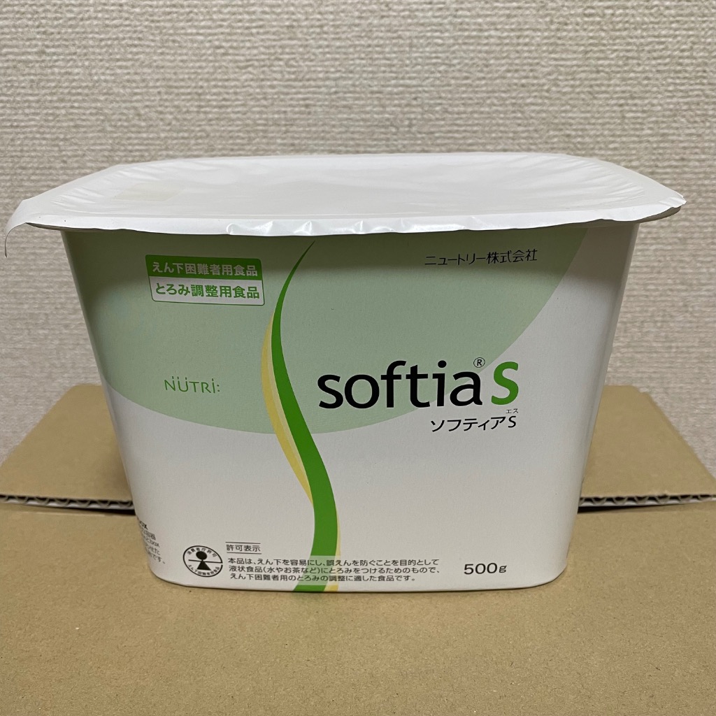 【6個セット】ソフティアS 嚥下困難者用食品　とろみ剤　500g×6個 ソフティアS（エス）-とろみ剤の通販・宅配-ビースタイル本店