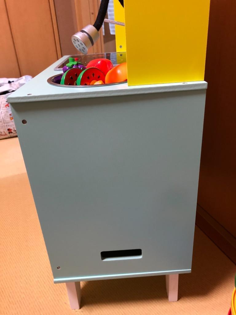 おままごとキッチン 木製ハッピーデーわくわく IHキッチン(幅55