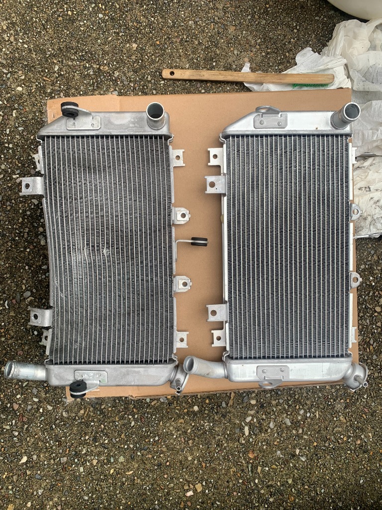 リプロ品 '18〜NINJA250/400（EX250P/EX400G） 社外ラジエター 忍者
