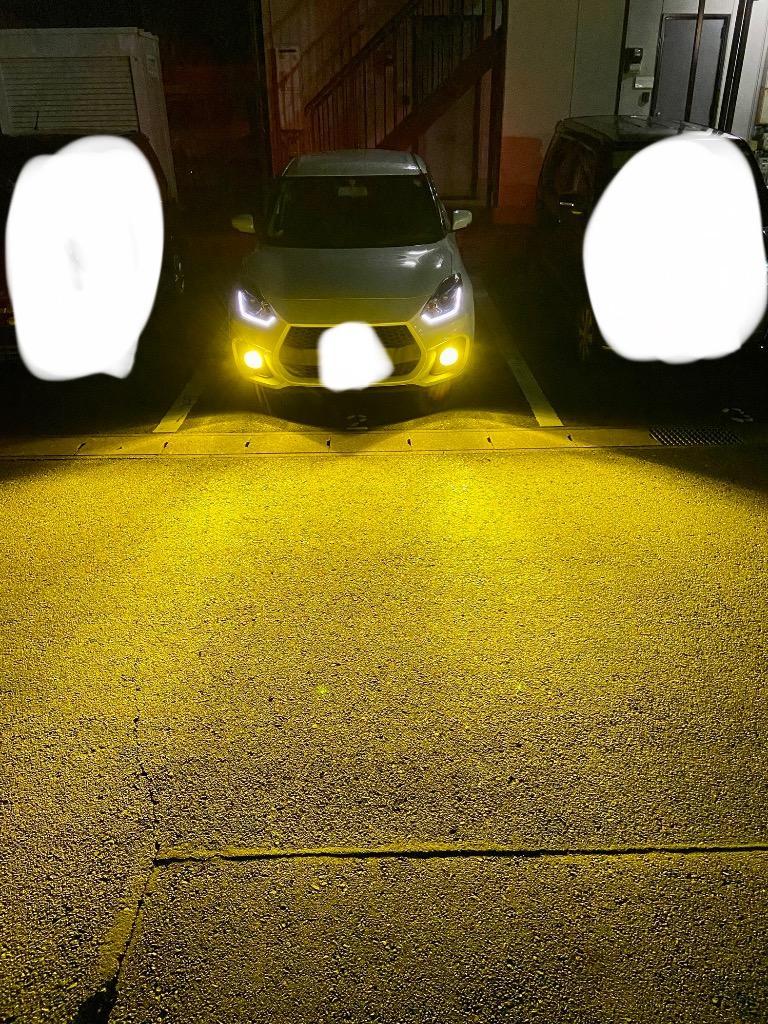 HID屋 LED フォグランプ イエロー 13900lm H8/H11/H16, HB4, PSX26W イエロー 爆光 フォグ 3000K 黄色  車検対応 Qシリーズ :LFA:HID屋 通販 