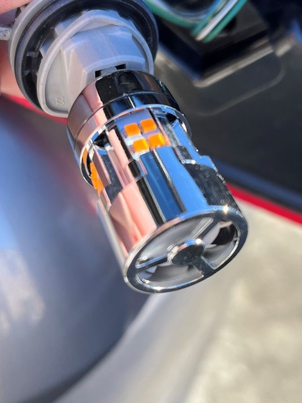 HID屋 T20 LED ウインカー アンバー 2200lm ハイフラ防止抵抗
