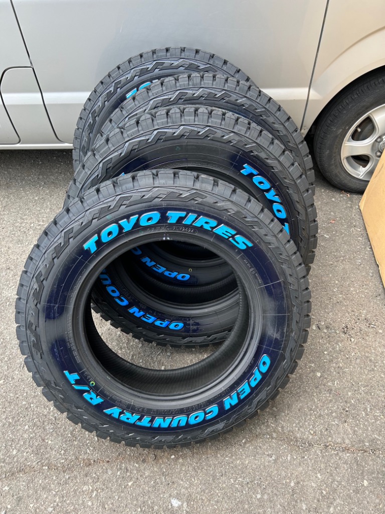 OPEN COUNTRY 25年製 185/85R16 LT ホワイトレター 4本セット R