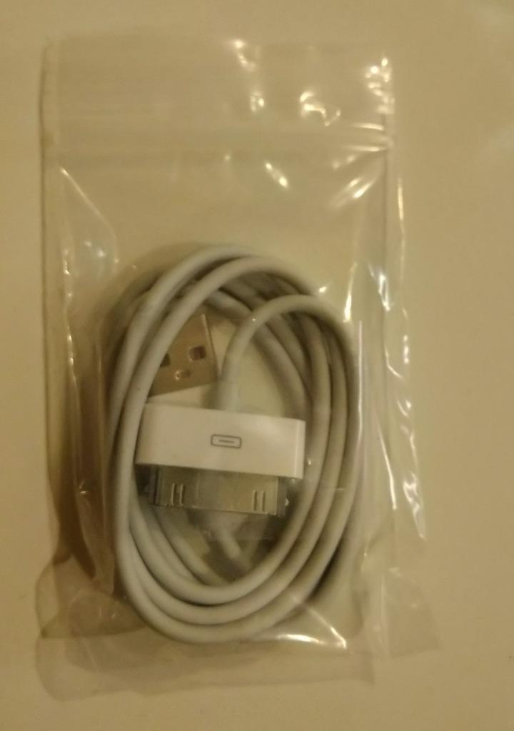 送料無料 USB Cable ホワイト1m for iPhone 4 /4s/ 3GS / iPod