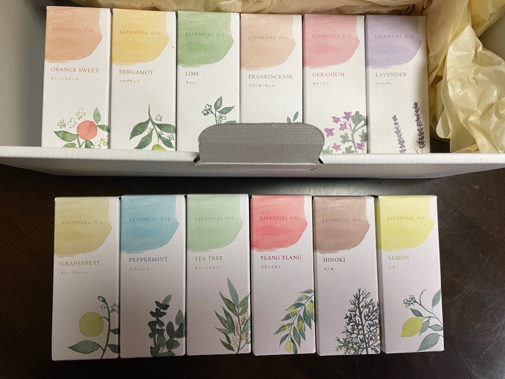 生活の木 公式 大人気エッセンシャルオイル12本セット 5ml×12